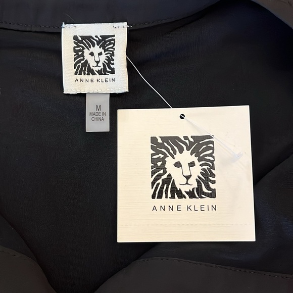 Black Anne Klein Shirt - Picture 3 of 4